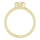 14K Yellow 5/8 CT Natural Diamond Ring